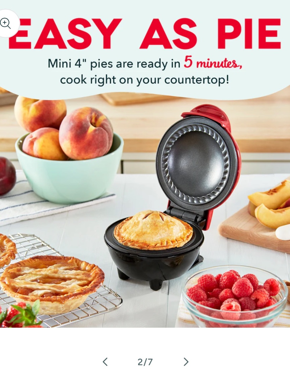 Brand new Dash pie maker